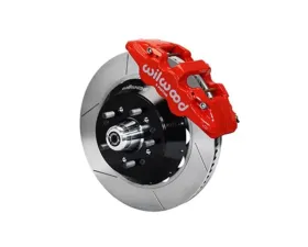 Wilwood AERO6 Big Brake Front Brake Kit, Slotted Rotor - Red