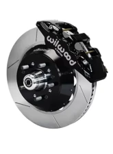 Wilwood AERO6 Big Brake Front Brake Kit, Slotted Rotor - Black                                     - 140-10641 - Image 2