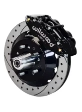 Wilwood Forged Narrow Superlite 6R Big Brake Front Brake Kit (Hub), Drilled and Slotted Rotor - Black                                     - 140-10816-D - Image 2