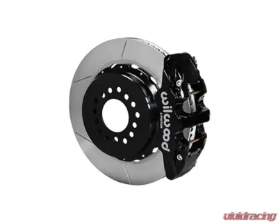 Wilwood AERO4 Big Brake Rear Parking Brake Kit, Slotted Rotor - Black - 140-10951