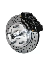Wilwood Forged Dynalite Pro Series Front Brake Kit - Drilled and Slotted Rotor - Black - Chevrolet Camaro 1979-1981                                     - 140-11008-D - Image 2