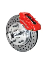 Wilwood Forged Dynalite Pro Series Front Brake Kit - Drilled and Slotted Rotor - Red -  Chevrolet Camaro | Pontiac Firebird 1982-1992                                     - 140-11012-DR - Image 2