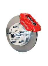 Wilwood Forged Dynalite Pro Series Front Brake Kit - Plain Face Rotor - Red - Chevrolet Camaro | Pontiac Firebird 1982-1992                                     - 140-11012-R - Image 2