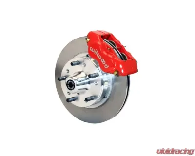 Wilwood Forged Dynalite Pro Series Front Brake Kit - Plain Face Rotor - Red - Chevrolet Camaro | Pontiac Firebird 1982-1992 - 140-11012-R