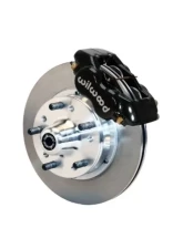 Wilwood Forged Dynalite Pro Series Front Brake Kit - Plain Face Rotor - Black -  Ford Mustang 1974-1980                                     - 140-11017 - Image 2