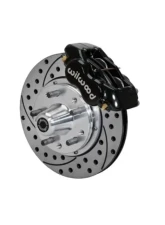 Wilwood Forged Dynalite Pro Series Front Brake Kit - Plain Face Rotor - Red - Ford Mustang 1987-1993                                     - 140-11018-D - Image 2