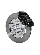 Wilwood Forged Dynalite Big Brake Front Brake Kit (Hub), Slotted Rotor - Black - Chevrolet Camaro | Pontiac Firebird 1982-1992                                     - 140-11275 - Image 2