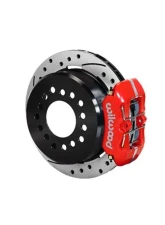 Wilwood Forged Dynalite Rear Parking Brake Kit, Drilled and Slotted Rotor - Red                                     - 140-11389-DR - Image 2