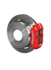 Wilwood Forged Dynapro Low-Profile Rear Parking Brake Kit, Plain Face Rotor - Red                                     - 140-11390-R - Image 2