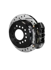 Wilwood Forged Dynapro Low-Profile Rear Parking Brake Kit, Drilled and Slotted Rotor - Black                                     - 140-11396-D - Image 2