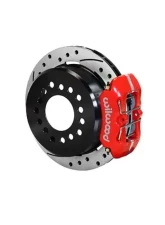 Wilwood Forged Dynapro Low-Profile Rear Parking Brake Kit, Drilled and Slotted Rotor - Red                                     - 140-11395-DR - Image 2