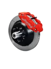 Wilwood Forged Narrow Superlite 6R Big Brake Front Brake Kit (Hub), Plain Face Rotor - Red                                     - 140-11548-R - Image 2