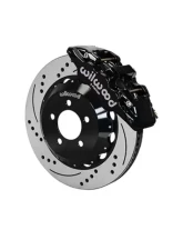 Wilwood AERO6 Big Brake Rear Brake Kit, Drilled and Slotted Rotor - Black - Dodge Challenger| Magnum | Charger 2006-2010                                     - 140-11765-D - Image 2