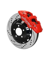Wilwood AERO6 Big Brake Front Brake Kit, Drilled and Slotted Rotor - Red - Dodge Challenger| Magnum|Charger 2006-2010                                     - 140-11764-DR - Image 2