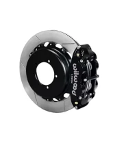 Wilwood Forged Narrow Superlite 4R Big Brake Rear Parking Brake Kit - Slotted Rotor - Black                                     - 140-11877 - Image 2