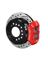 Wilwood Forged Dynapro Low-Profile Rear Parking Brake Kit - Drilled and Slotted Rotor - Black - AMC 1971-1974                                     - 140-11941-DR - Image 2