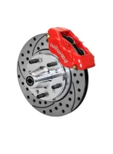 Wilwood Forged Dynalite Pro Series Front Brake Kit - Drilled and Slotted Rotor - Red - Chevrolet Impala 1965-1968                                     - 140-12021-DR - Image 2