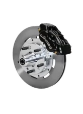 Wilwood Forged Dynalite Big Brake Front Brake Kit (Hub) - Plain Face Rotor - Black - GM G Body 1980-1987                                     - 140-12297 - Image 2