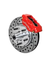 Wilwood Forged Dynalite Pro Series Front Brake Kit - Drilled and Slotted Rotor - Red                                     - 140-12305-DR - Image 2