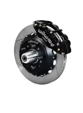 Wilwood Forged Narrow Superlite 6R Big Brake Front Brake Kit (Hub) - Plain Face Rotor - Black - Chevrolet Impala | Corvette 1959-1964                                     - 140-12460 - Image 2