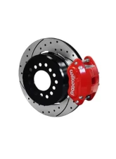 Wilwood D154 Rear Parking Brake Kit - Drilled and Slotted Rotor -  Red                                     - 140-12569-DR - Image 2