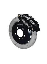 Wilwood Forged Narrow Superlite 6R Big Brake Front Brake Kit (Hat) - Slotted Rotor - Black - Volkswagen GTI 2006-2014                                     - 140-12789 - Image 2