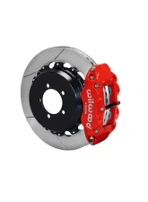 Wilwood Forged Narrow Superlite 4R Big Brake Rear Brake Kit For OE Parking Brake - Slotted Rotor - Red - Toyota 86 | FRS 2012-2020                                     - 140-12871-R - Image 2