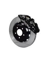 Wilwood AERO6 Big Brake Front Brake Kit - Slotted Rotor - Black - Subaru WRX 1999-2012                                     - 140-12876 - Image 2