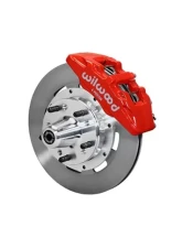 Wilwood Forged Dynapro 6 Big Brake Front Brake Kit (Hub) - Plain Face Rotor - Black - Chevrolet Impala | Corvette 1969-1982                                     - 140-12946 - Image 2