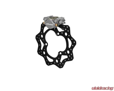 Wilwood Dynapro Single Left Front Brake Kit - Drilled Rotor - Anodized - 140-12957