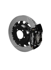 Wilwood Dynapro Radial Rear Brake Kit For OE Parking Brake - Slotted Rotor - Black - Subaru WRX 2006-2007                                     - 140-13013 - Image 2