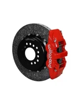 Wilwood AERO4 WCCB Carbon-Ceramic Big Brake Rear OE Parking Brake Kit - Plain Face Rotor - Red                                     - 140-13164-CSICR - Image 2