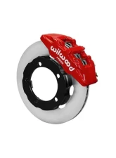 Wilwood AERO6 Big Brake Front Brake Kit  - Plain Face Rotor - Red - Ford Bronco 1966-1972                                     - 140-13303-R - Image 2