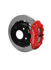 Wilwood Forged Narrow Superlite 4R Big Brake Rear Parking Brake Kit  - Plain Face Rotor - Red                                     - 140-13321-R - Image 2