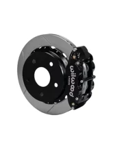 Wilwood Forged Narrow Superlite 4R Big Brake Rear Parking Brake Kit - Slotted Rotor - Black - Ford Bronco 1976-1977                                     - 140-13665 - Image 2