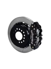 Wilwood Forged Narrow Superlite 4R Big Brake Rear Parking Brake Kit - Slotted Rotor - Black - 2.50                                     - 140-13677 - Image 2
