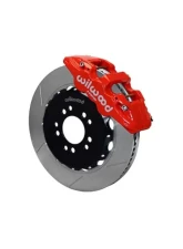 Wilwood AERO6 Big Brake Front Brake Kit - Slotted Rotor - Red - Ford Mustang 2005-2014                                     - 140-13685-R - Image 2