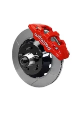 Wilwood AERO6 Big Brake Front Brake Kit - Slotted Rotor - Red - Chevy C-10 1960-1987                                     - 140-13692-R - Image 2