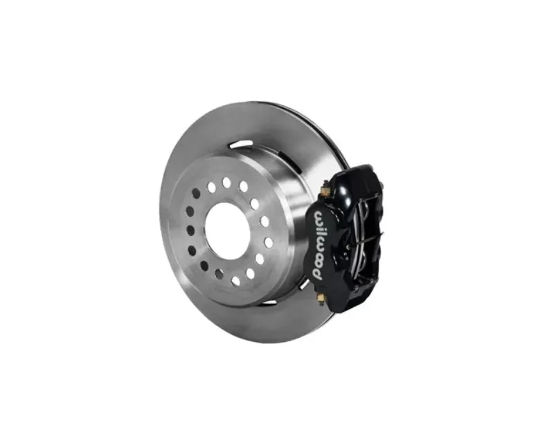 Wilwood Forged Dynalite Rear Parking Brake Kit - Plain Face Rotor - Black - Ford - 140-13719