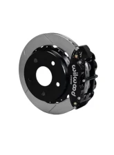 Wilwood Forged Narrow Superlite 4R Big Brake Rear Parking Brake Kit - Slotted Rotor - Black - Ford Bronco 1976-1977                                     - 140-13731 - Image 2