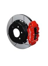 Wilwood Forged Narrow Superlite 6R Big Brake Rear Brake Kit For OE Parking Brake - Slotted Rotor - Red - Ford F150 2012-2012+                                     - 140-13866-R - Image 2