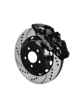 Wilwood AERO6 Big Brake Front Brake Kit - Drilled and Slotted Rotor - Black - Ford Mustang 2015+                                     - 140-13887-D - Image 2
