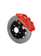 Wilwood AERO6 Big Brake Front Brake Kit - Slotted Rotor - Red - Ford Mustang 2015+                                     - 140-13887-R - Image 2
