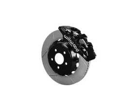 Wilwood AERO6 Big Brake Front Brake Kit - Slotted Rotor - Black - Ford Mustang 2015+