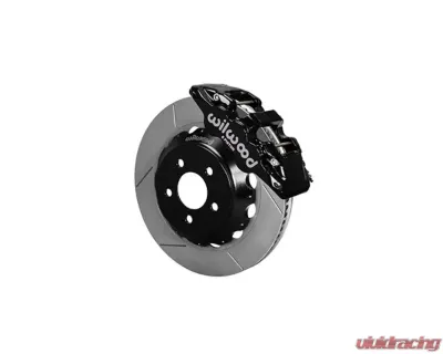 Wilwood AERO6 Big Brake Front Brake Kit - Slotted Rotor - Black - Ford Mustang 2015+ - 140-13886