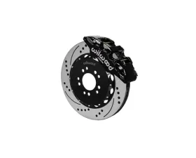 Wilwood AERO6 Big Brake Front Brake Kit - Drilled and Slotted Rotor - Black -  Chevrolet Corvette C7 2014-2019