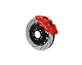 Wilwood AERO6 Big Brake Front Brake Kit - Drilled and Slotted Rotor - Red -  Chevrolet Corvette C7 2014-2019