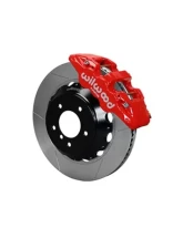 Wilwood AERO6 Big Brake Front Brake Kit - Slotted Rotor - Red -  BMW 3 Series E90 2007-2011                                     - 140-13919-R - Image 2