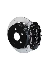 Wilwood Forged Narrow Superlite 4R Big Brake Rear Brake Kit For OE Parking Brake - Slotted Rotor - Black - Jeep Wrangler 2007-2018                                     - 140-14066 - Image 2