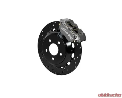 Wilwood Dynapro Radial Front Drag Brake Kit - Drilled Rotor - Anodized - Ford Mustang 2015+ - 140-14100-D